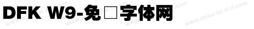 DFK W9字体转换